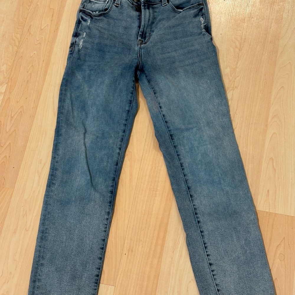 Kensie Vintge Luxe The Allie slim straight leg denim